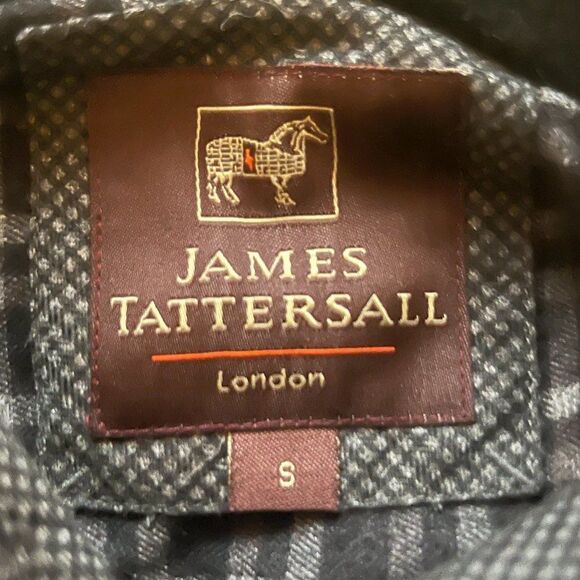 James Tattersall London Men's Long Sleeve Button Down Flannel Shirt Size Small - Picture 11 of 12